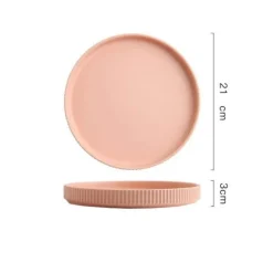 Farbenfroher Essteller aus Keramik – Stilvolles Geschirr für alle Gelegenheiten