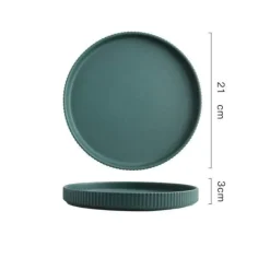 Farbenfroher Essteller aus Keramik – Stilvolles Geschirr für alle Gelegenheiten