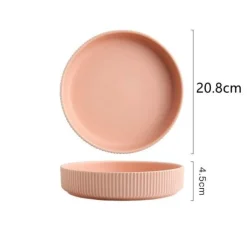 Farbenfroher Essteller aus Keramik – Stilvolles Geschirr für alle Gelegenheiten