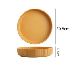 Farbenfroher Essteller aus Keramik – Stilvolles Geschirr für alle Gelegenheiten