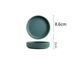 Farbenfroher Essteller aus Keramik – Stilvolles Geschirr für alle Gelegenheiten