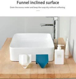 Farbenfroher Seifenhalter mit Drainage – Stilvoller Bad-Organizer