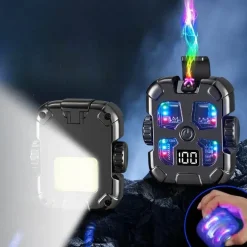 Farbenfrohes, wiederaufladbares, flammenloses Feuerzeug – Pulslichtbogen-Design