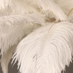 Feder-Kronleuchter – Elegante Deckenleuchte