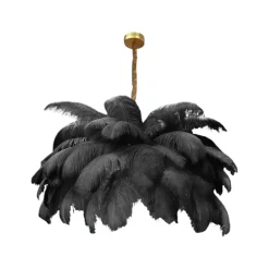 Feder-Kronleuchter – Elegante Deckenleuchte