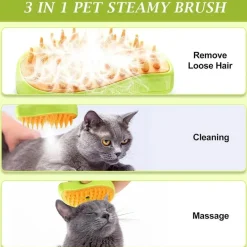Fellpflegekamm für Haustiere mit Sprühnebel – Erfrischungswerkzeug für Hunde und Katzen
