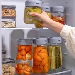 Feuchtigkeitsbeständige Einmachgläser – Luftdichte Glasbehälter zum Einlegen