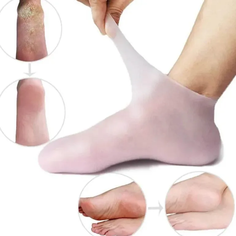 Feuchtigkeitsspendende Gelsocken zur Fußpflege – Feuchtigkeitsspendende Hautbehandlung