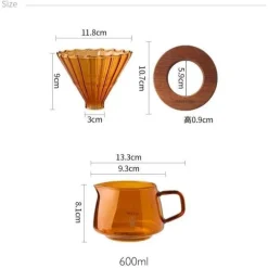 Filterkaffeekanne und Tassenset – Zubehör für die Einzelportion-Kaffeezubereitung