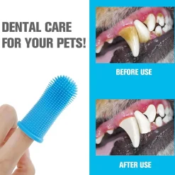 Fingerzahnbürste für Haustiere – Zahnpflegewerkzeug für Hunde und Katzen