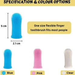 Fingerzahnbürste für Haustiere – Zahnpflegewerkzeug für Hunde und Katzen