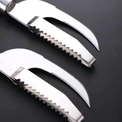 Fischreinigungswerkzeug aus Edelstahl – Langlebiges Gerät zur Zubereitung von Meeresfrüchten