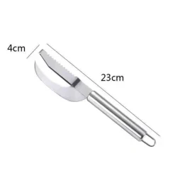 Fischreinigungswerkzeug aus Edelstahl – Langlebiges Gerät zur Zubereitung von Meeresfrüchten