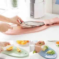 Fischschneidebrett mit Clip – Kreatives Küchenwerkzeug für die einfache Zubereitung von Meeresfrüchten