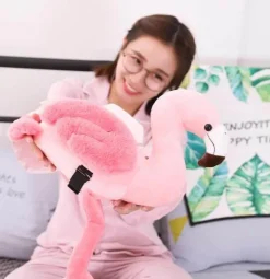 Flamingo Pink Taschentuchbox Hülle - Niedliche Vogel Home Decor