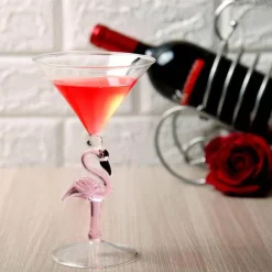Flamingo-Weinglas – Tropisches Trinkgeschirr