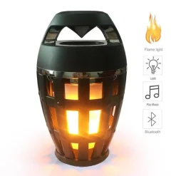 Flammenatmosphärenlampe mit Bluetooth-Lautsprecher