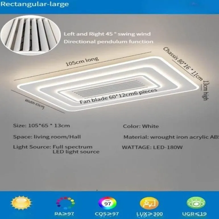 Flügelloser LED-Deckenventilator – Ultra Cool Breeze Design