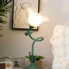 Florale Schreibtischlampe - Romantisches stilvolles Tischlicht