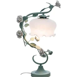 Florale Tischlampe - Elegante Wohnbeleuchtung