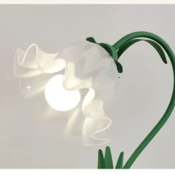 Florale Tischlampe - Elegantes romantisches Nachtlicht