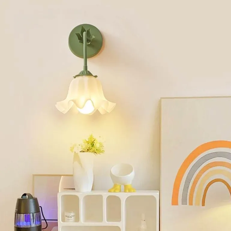 Florale Wandlampe - Elegante Blumenleuchte