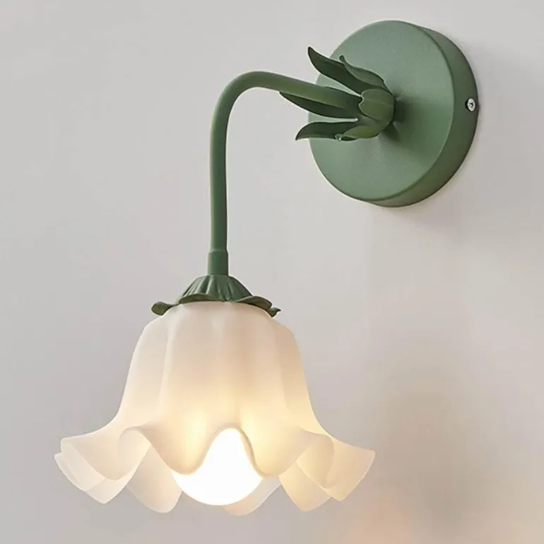 Florale Wandlampe - Elegante Blumenleuchte