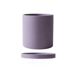 Florava Hand-Painted Ceramic Planter – Colorful Draining Plant Pot