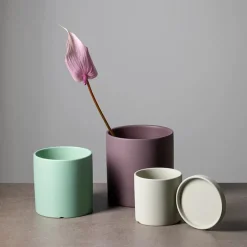 Florava Hand-Painted Ceramic Planter – Colorful Draining Plant Pot