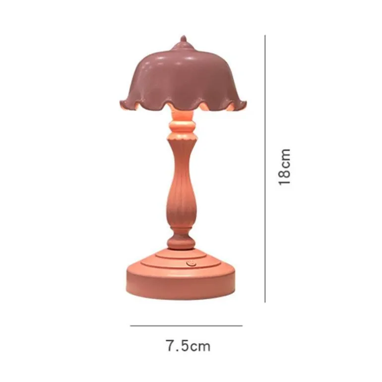Flower Curling LED Nachtlampe - Dekoratives Tischlicht