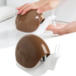 Flüssigseifenspender in Schneckenform – Lustiges tragbares Badezimmerzubehör