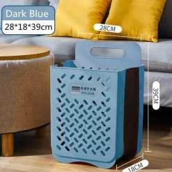 Foldable Laundry Basket - Space-Saving Storage Bin