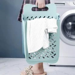 Foldable Laundry Basket - Space-Saving Storage Bin