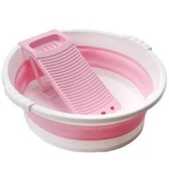 Foldable Mini Laundry Basin - Compact Washing Tub for Home Use