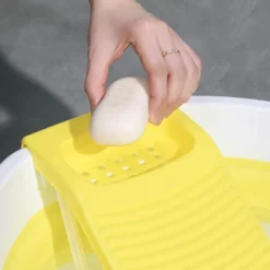 Foldable Mini Laundry Basin - Compact Washing Tub for Home Use