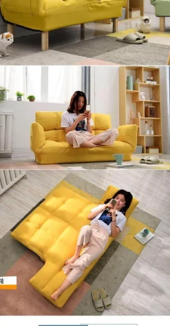 Foldable Minimalist Sofa - Modern Lazy Seating