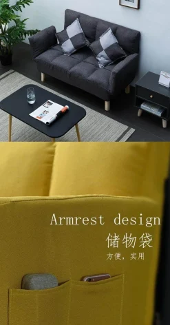 Foldable Minimalist Sofa - Modern Lazy Seating