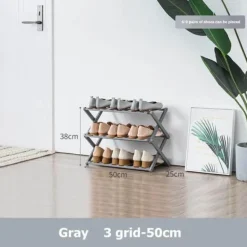 Foldable Shoe Rack - Portable Multi-Tier Organizer