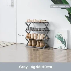 Foldable Shoe Rack - Portable Multi-Tier Organizer
