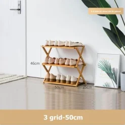 Foldable Shoe Rack - Portable Multi-Tier Organizer
