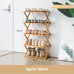 Foldable Shoe Rack - Portable Multi-Tier Organizer