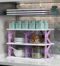 Foldable Shoe Storage Rack - Stackable Space Saver Organizer