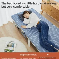 Foldable Single Bed - Portable Office Nap Bed