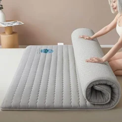 Foldable Soybean Fiber Mattress - Soft Moisture-Proof Cushion