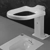 Foldable Squat Toilet Seat Holder - Comfortable Easy to Use
