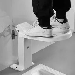 Foldable Squat Toilet Seat Holder - Comfortable Easy to Use