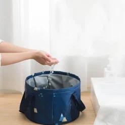 Foldable Travel Foot Wash Basin - Portable Foot Bath Sink