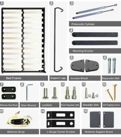 Folding Bed - Elegant Space Saver