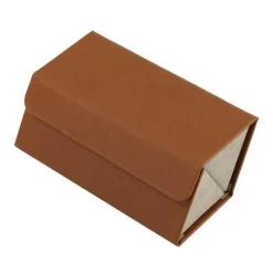 Folding Leather Eyeglasses Case - Travel Organizer Holder