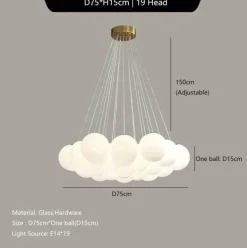 Französischer Glaskronleuchter – Elegante, leuchtende Beleuchtung für Innenräume